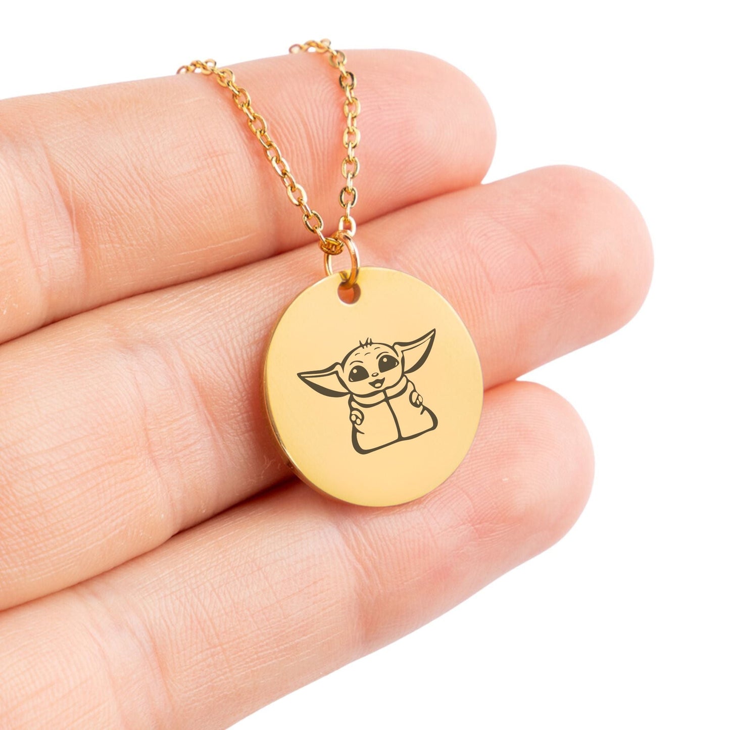 Baby Yoda Grogu Meme Necklace - Always Buddies