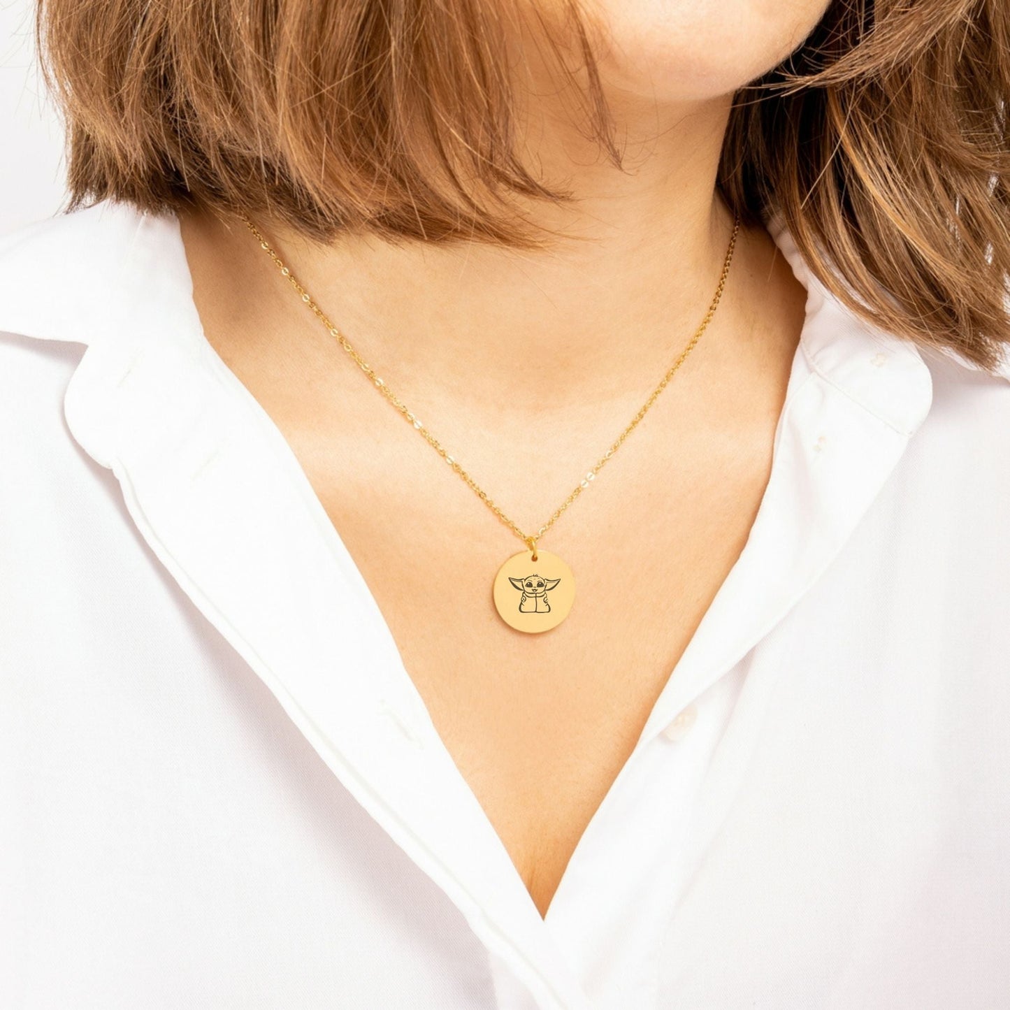 Baby Yoda Grogu Meme Necklace - Always Buddies