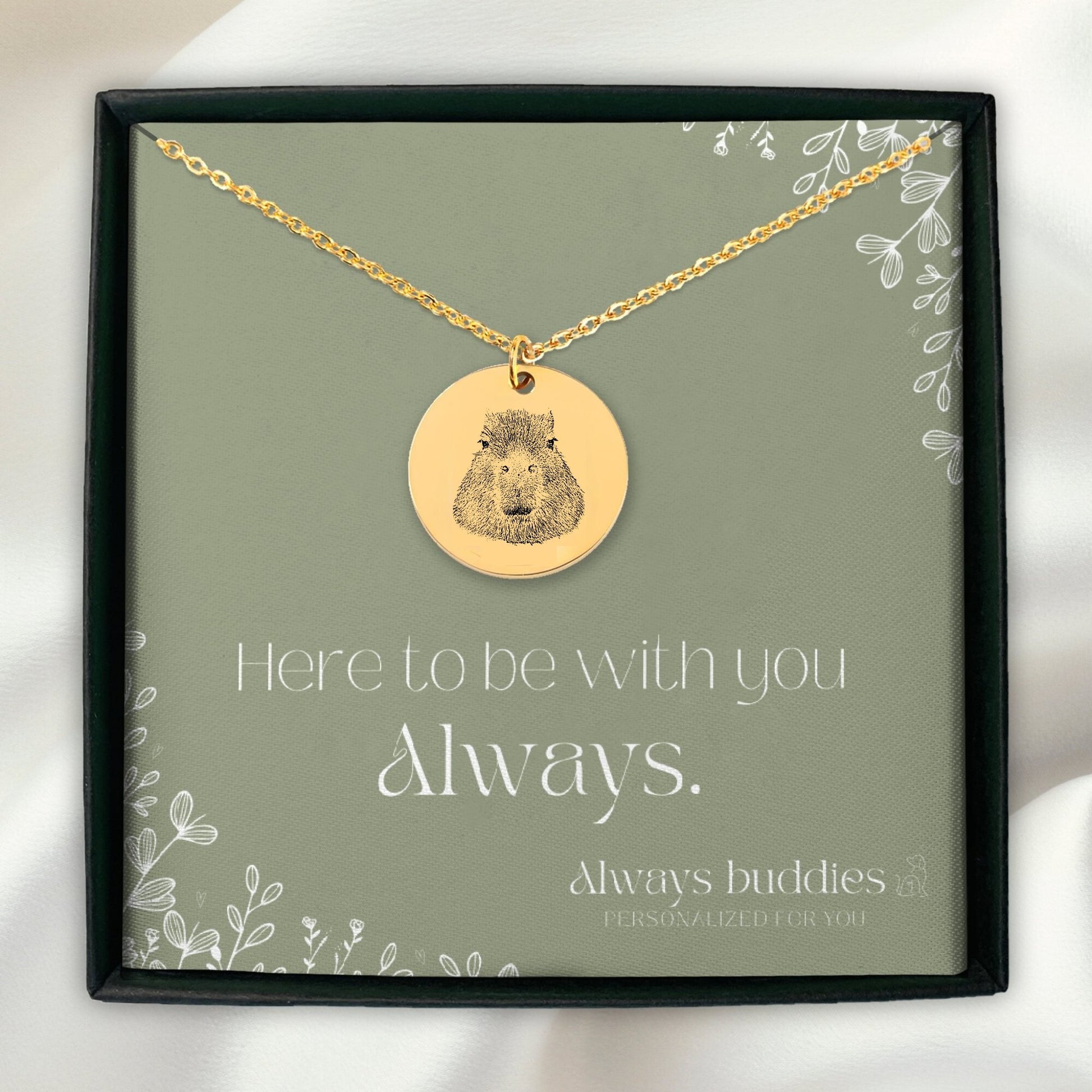 Capybara Meme Necklace - Always Buddies