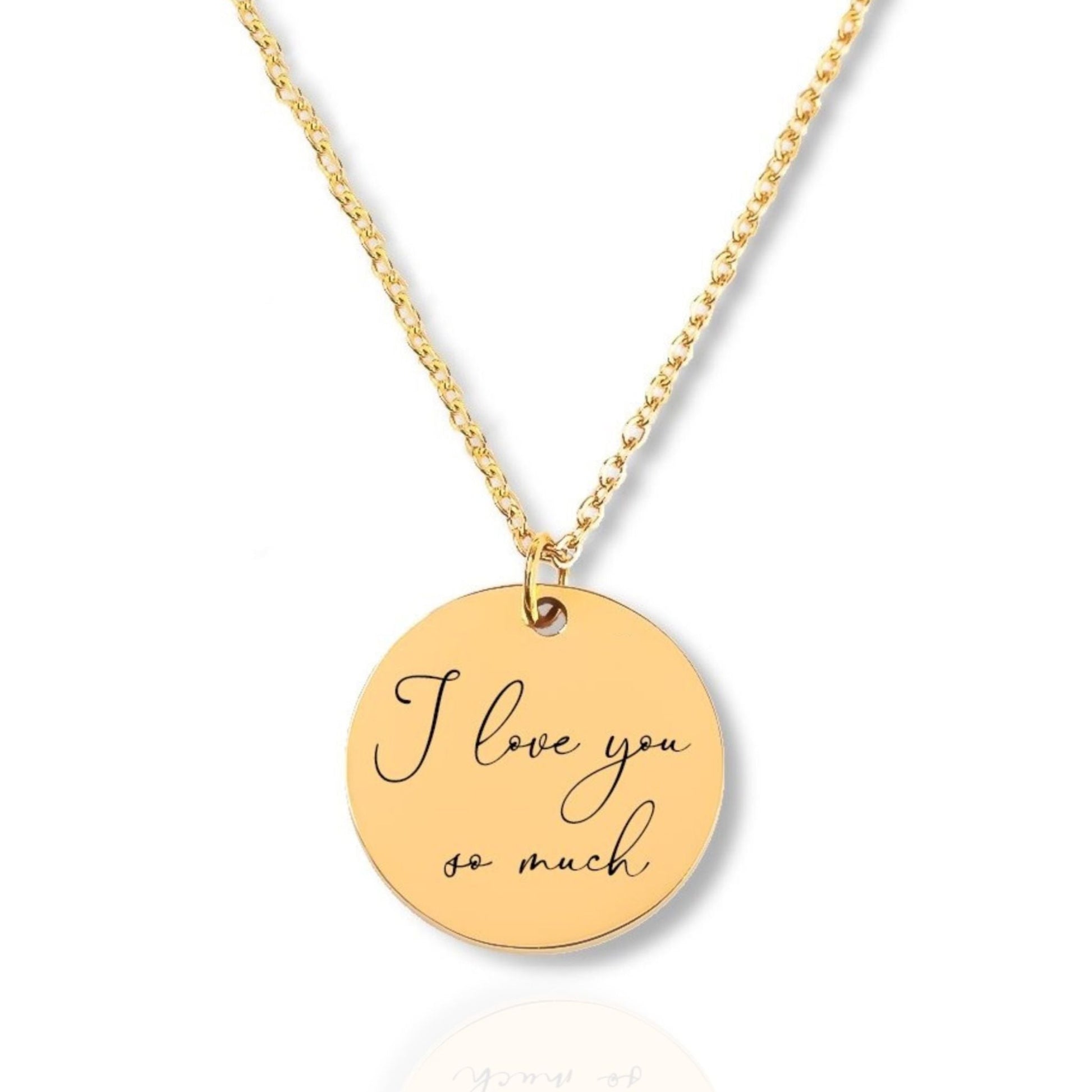 Eternal Handwritten Message Necklace - Always Buddies