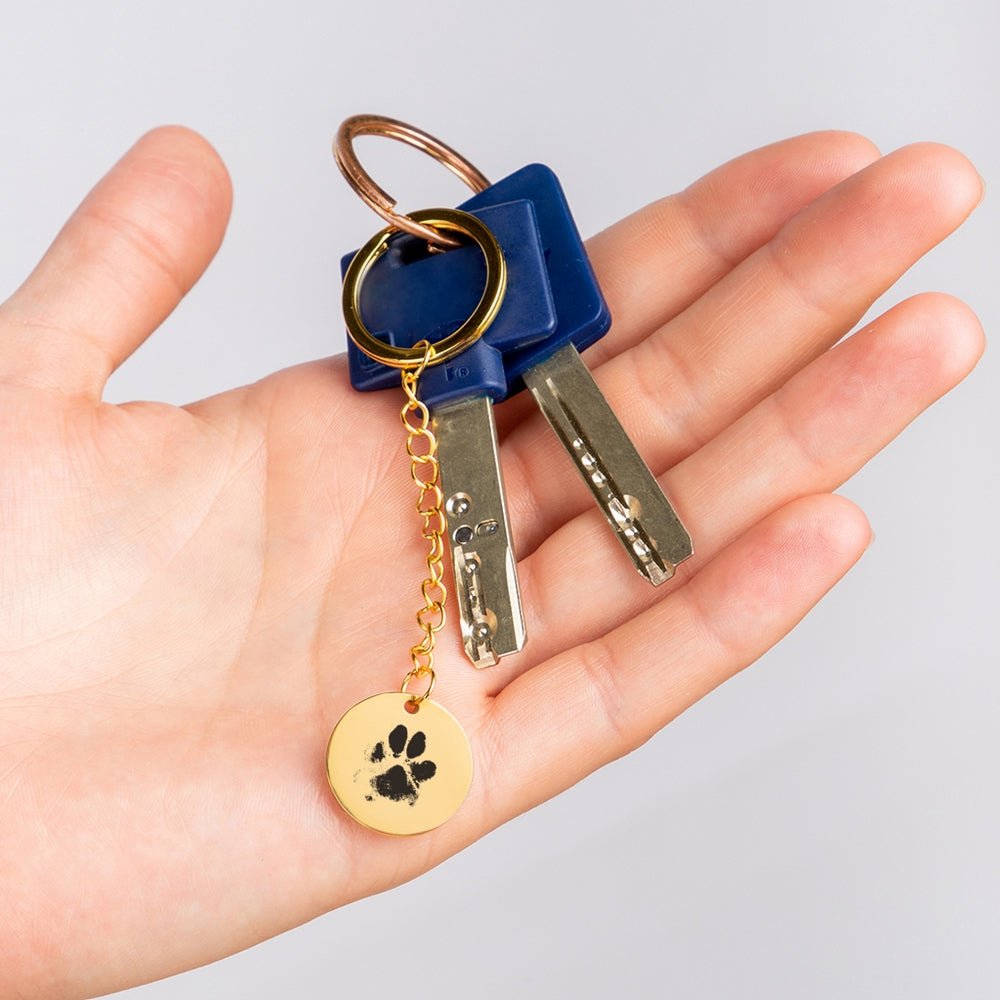 Eternal Paw Print Keychain - Always Buddies