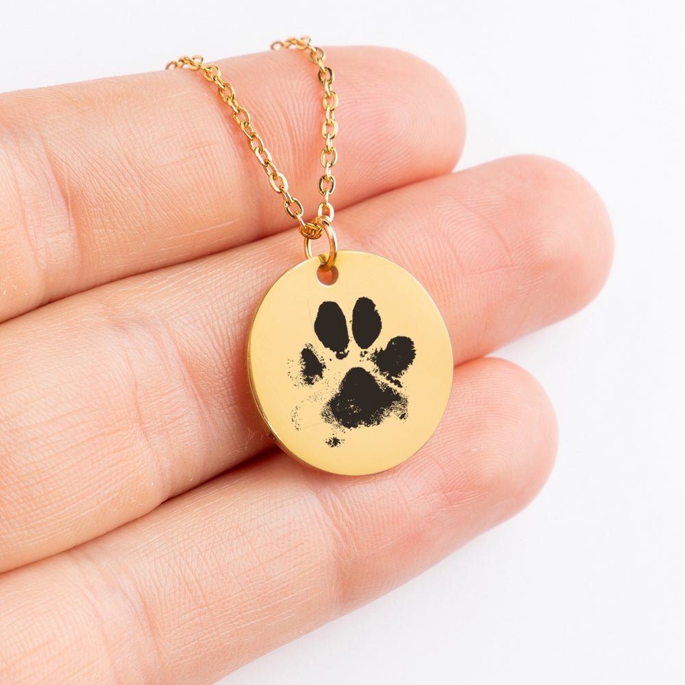 Eternal Paw Print Necklace - Always Buddies