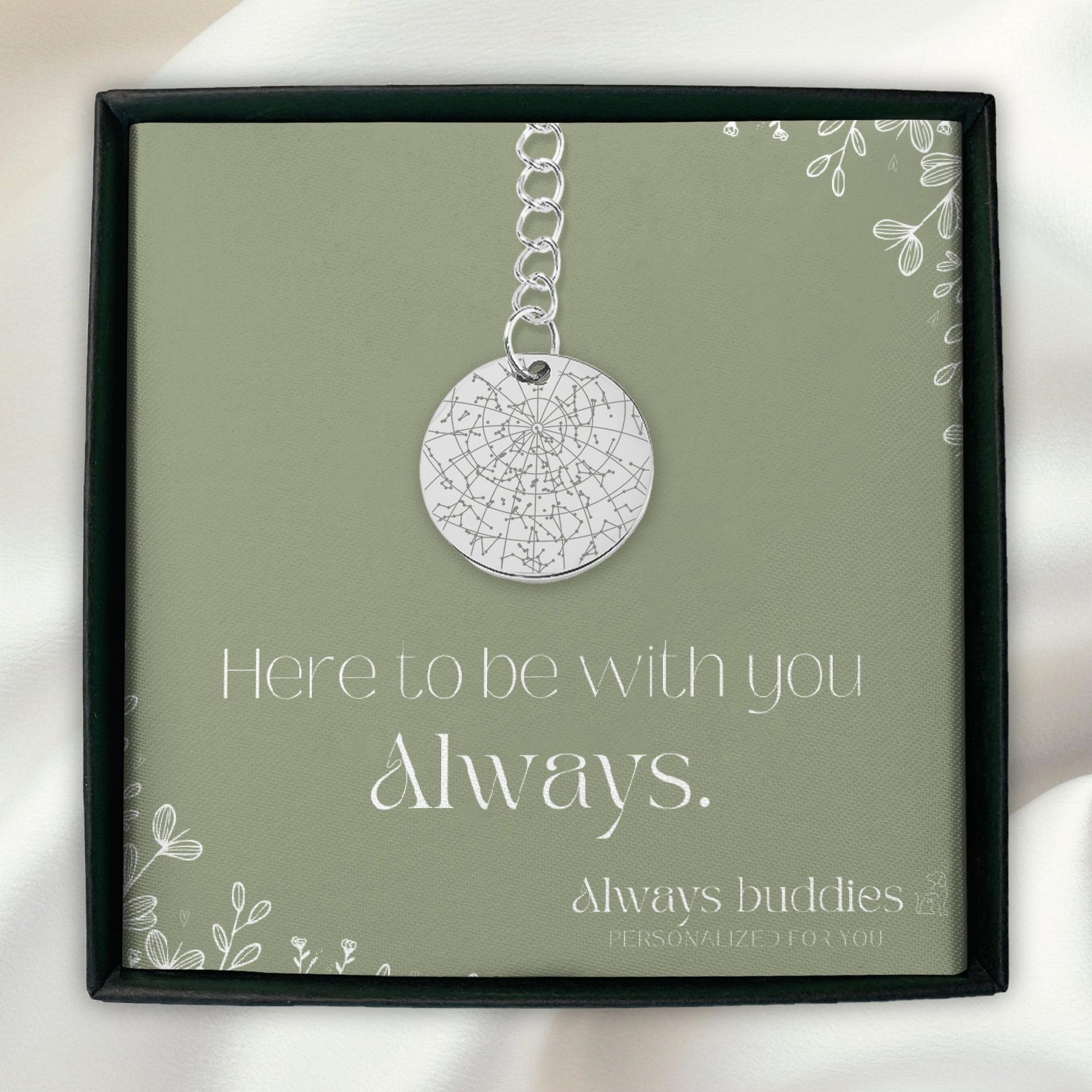 Eternal Star Map Keychain – Always Buddies